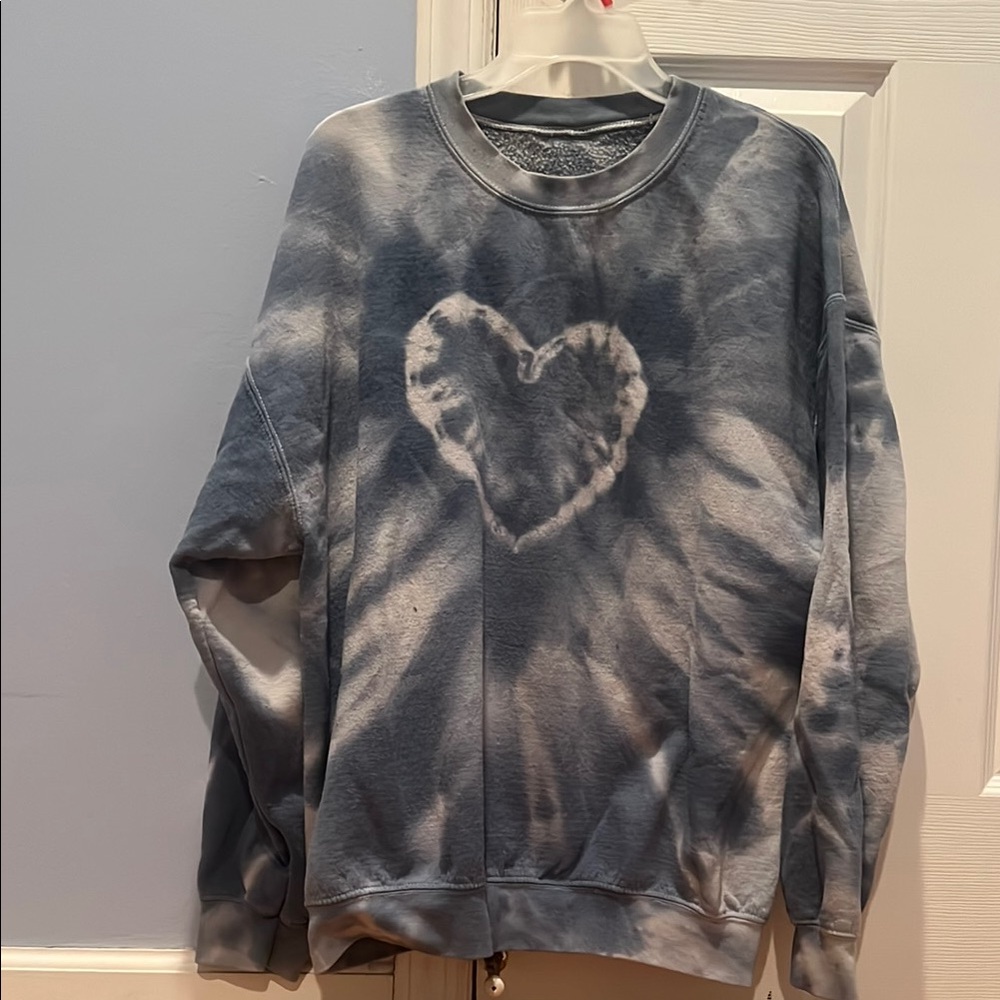 Women’s Blue Tie-Dye Sweater